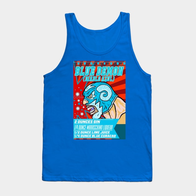 Blue Demon Tank Top by BludBros